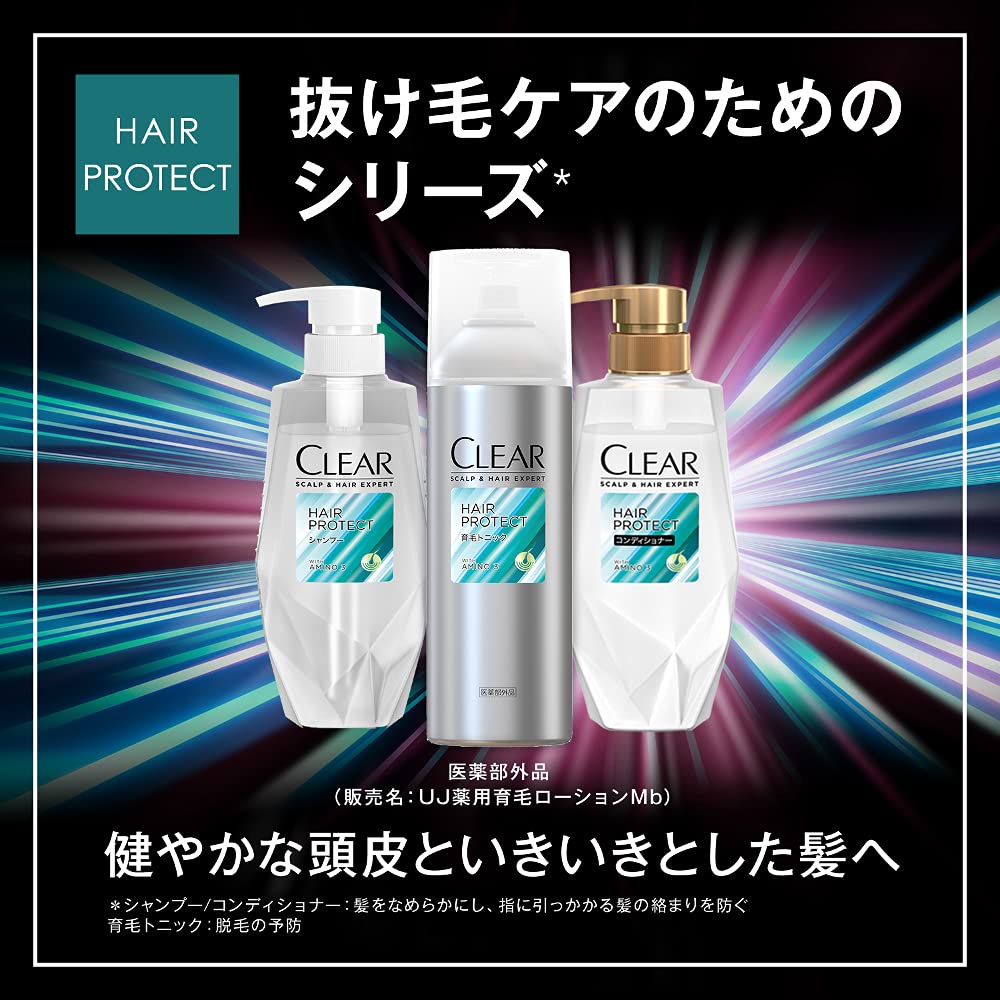 【まとめ買い】クリア　ヘア　プロテクト　シャンプー　ポンプ 容量350G×12点セット ユニリーバ シャンプー