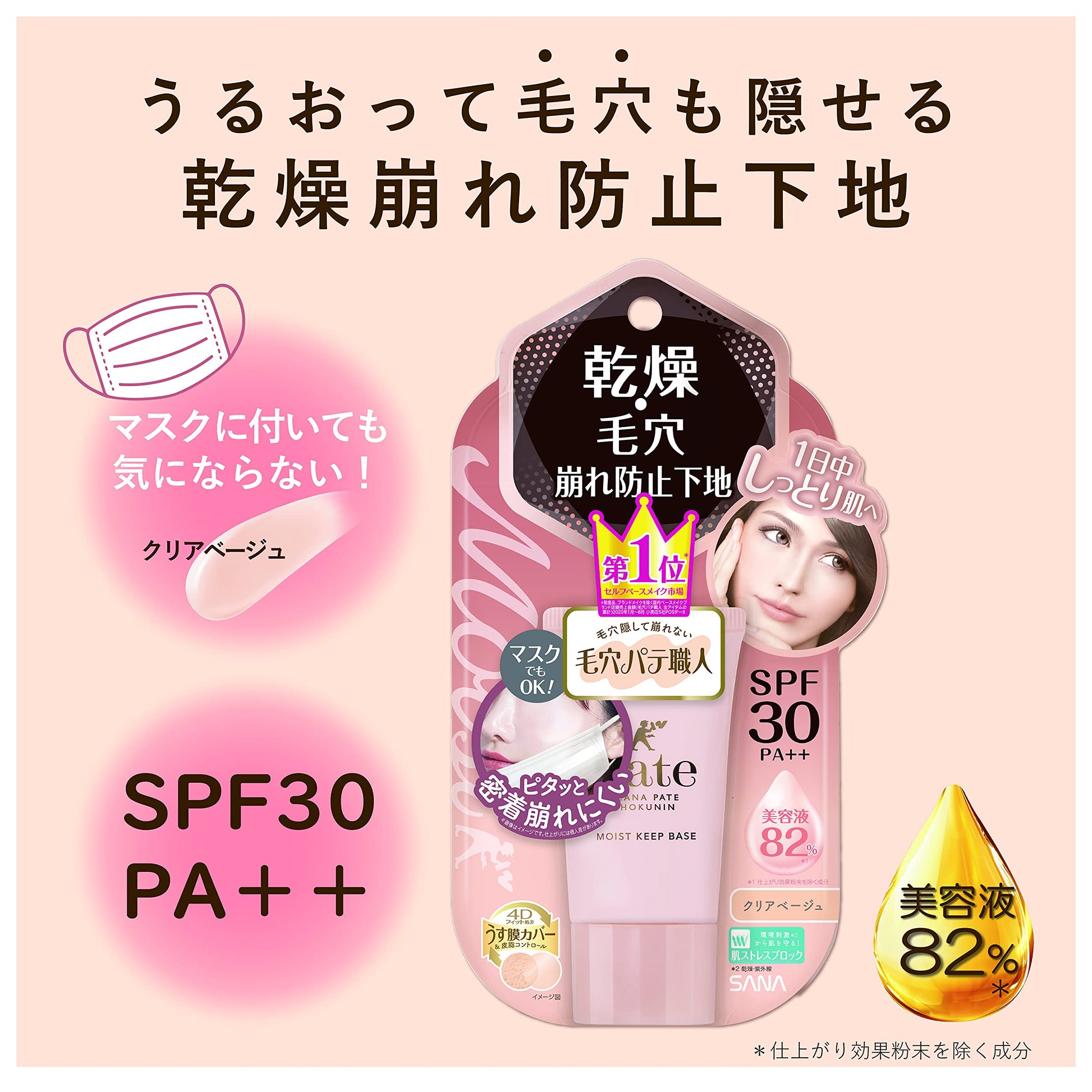 【まとめ買い】サナ　毛穴パテ職人　乾燥防止下地 容量25G×3点セット 常盤薬品 メイク