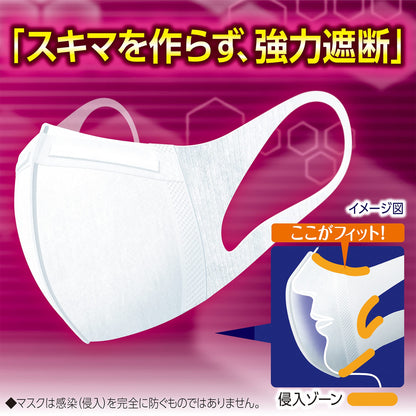 【まとめ買い】超立体マスク 小さめサイズ 30枚入 容量30枚×16点セット ユニ・チャーム（ユニチャーム） マスク