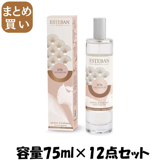 【まとめ買い】イリスカシミア　ルームスプレー７５ＭＬ 容量75ML×12点セット 日本香堂 芳香剤・部屋用