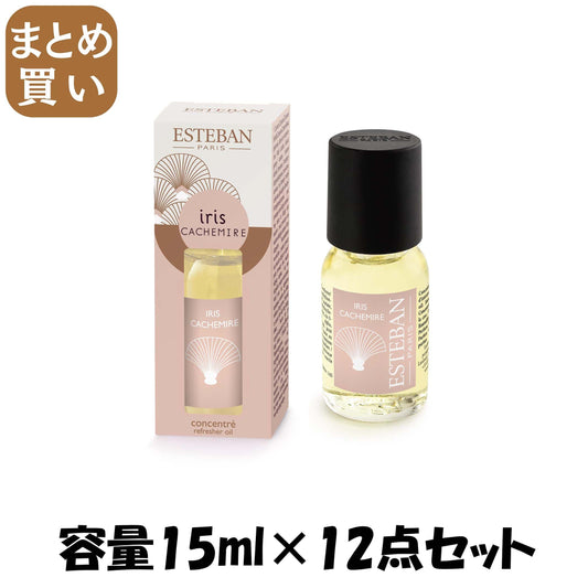 【まとめ買い】イリスカシミア　インテリアフレグランスオイル１５ＭＬ 容量15ML×12点セット 日本香堂 芳香剤・部屋用