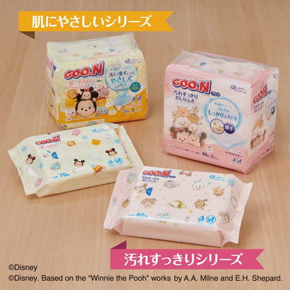 【まとめ買い】グ～ンプラス　汚れすっきりおしりふき６０枚×６Ｐ 容量360ﾏｲ×4点セット大王製紙 おしりふき