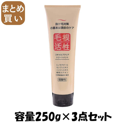 【まとめ買い】スキャルプクリアトリートメント 容量250G×3点セット ジュン・コスメティック ヘアトリートメント