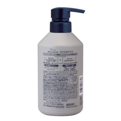 【まとめ買い】Ｔｈｅ　Ａｍｉｎｏｒｕｍ容量400ML×24点セットジ　アミノラム　ＳＨＡＭＰＯＯ　本体 熊野油脂 シャンプー