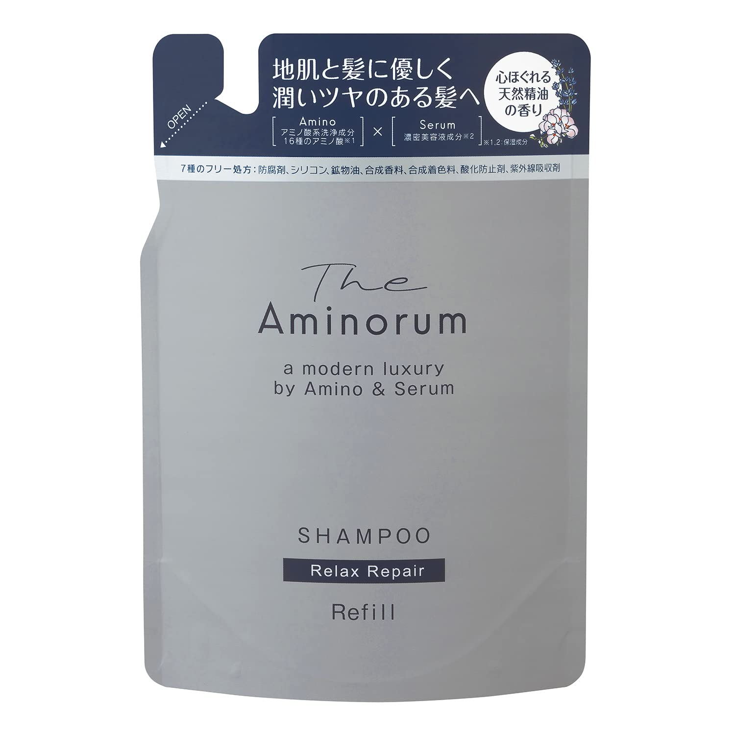 【まとめ買い】Ｔｈｅ　Ａｍｉｎｏｒｕｍ容量350ML×24点セットジ　アミノラム　ＳＨＡＭＰＯＯ　詰替 熊野油脂 シャンプー
