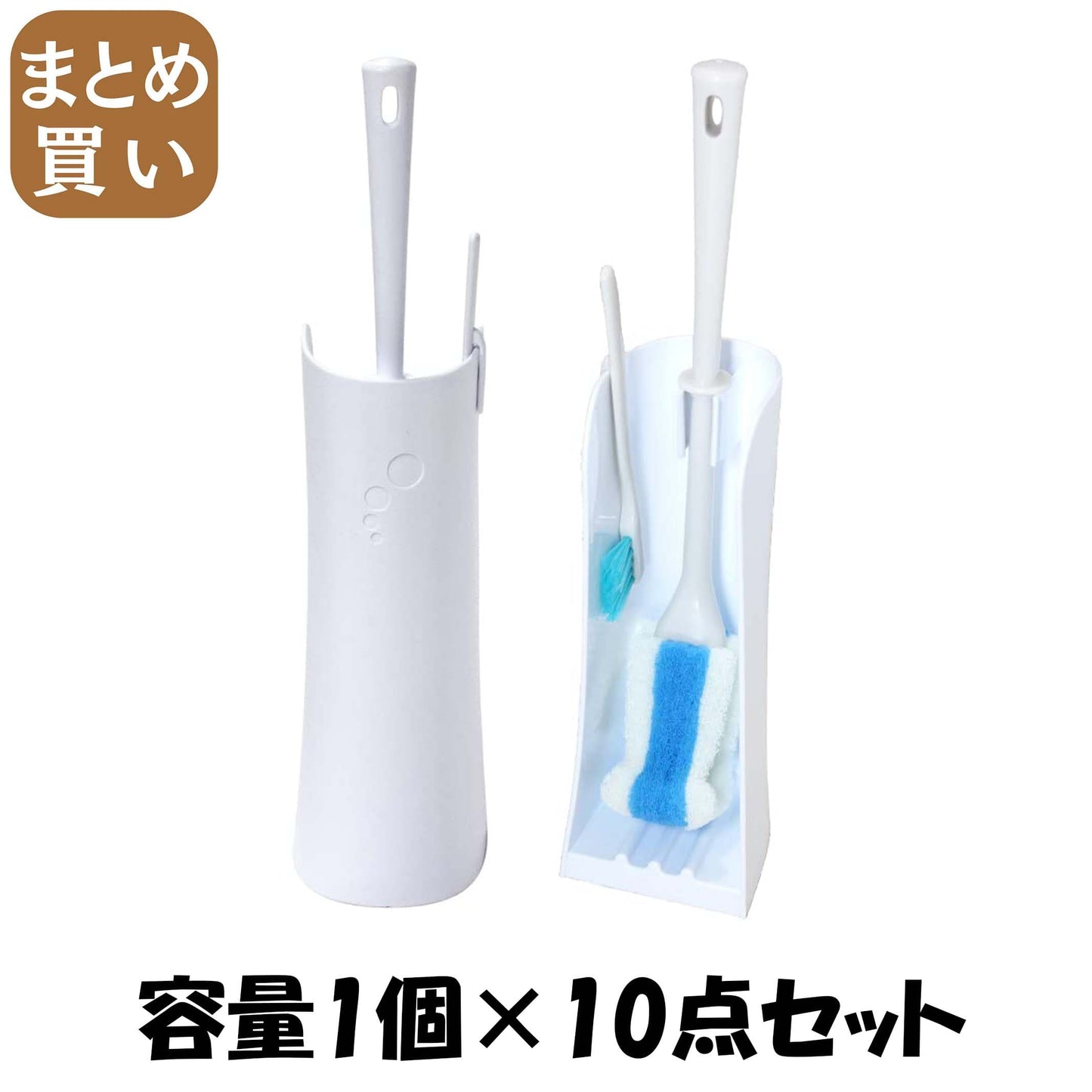 【まとめ買い】トリおん　フチ裏清潔クリーナー　ケース付 容量1ｺ×10点セットキクロン トイレ用品