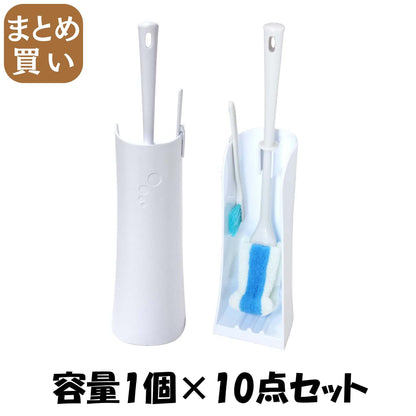 【まとめ買い】トリおん　フチ裏清潔クリーナー　ケース付 容量1ｺ×10点セットキクロン トイレ用品
