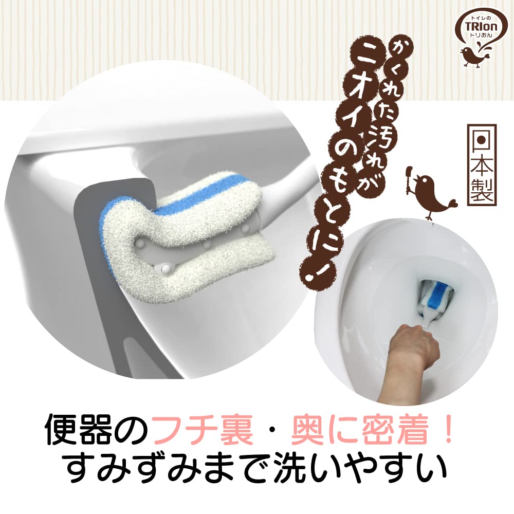 【まとめ買い】トリおん　フチ裏清潔クリーナー　ケース付 容量1ｺ×10点セットキクロン トイレ用品