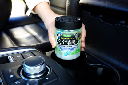 【まとめ買い】クルマのスッキーリ！Ｓｕｋｋｉ－ｒｉ！消臭パールリーフィースカイの香り 容量160G×24点セット芳香剤・車用