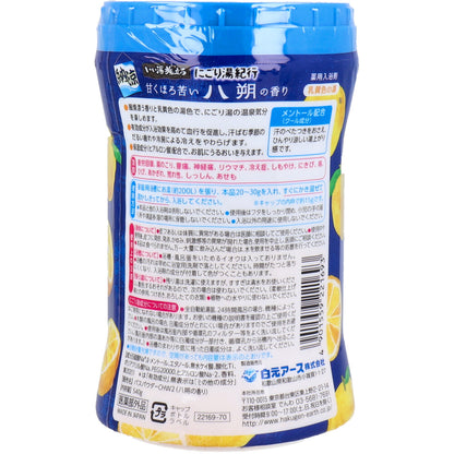 【まとめ買い】いい湯旅立ちボトル　納涼にごり湯紀行　八朔の香り５４０ｇ 容量540G×15点セット白元アース 入浴剤
