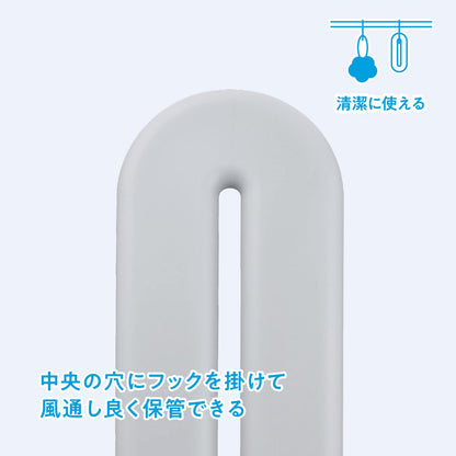 【まとめ買い】オーバルリングヘアブラシ　濡れ髪用（グレー） 容量1ﾎﾝ×3点セット貝印 ブラシ