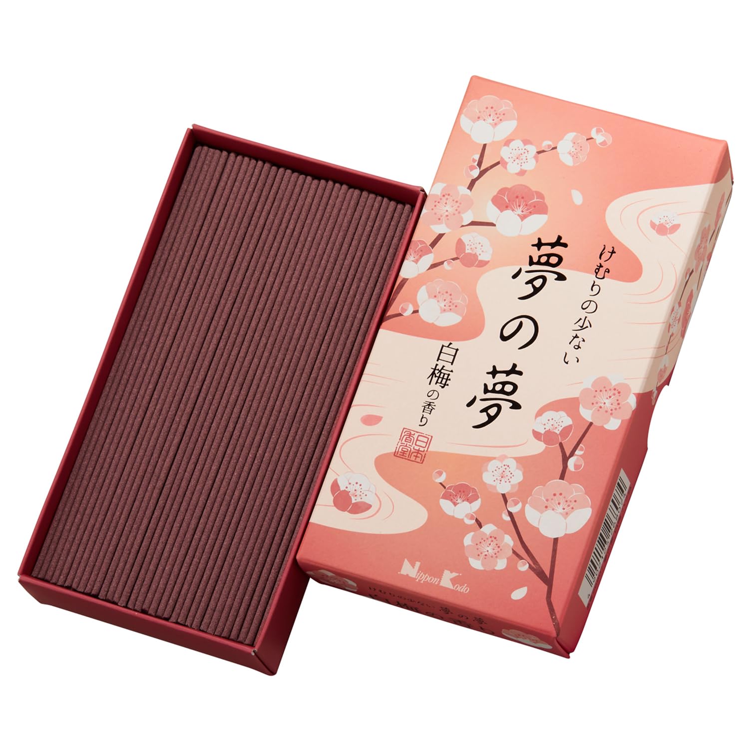 【まとめ買い】夢の夢　白梅の香り　バラ詰 容量100G×5点セット日本香堂 お線香