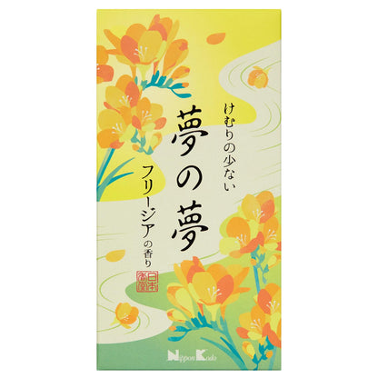 【まとめ買い】夢の夢　フリージアの香り　バラ詰 容量100G×5点セット日本香堂 お線香