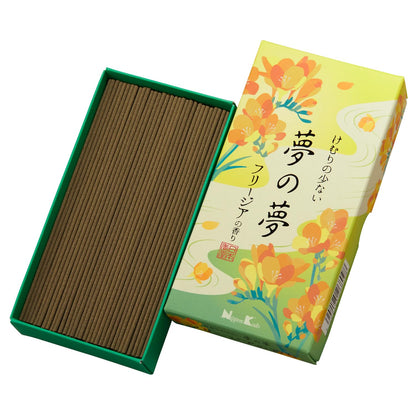 【まとめ買い】夢の夢　フリージアの香り　バラ詰 容量100G×5点セット日本香堂 お線香