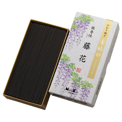 【まとめ買い】香結び　微香性藤花　バラ詰 容量110G×5点セット日本香堂 お線香
