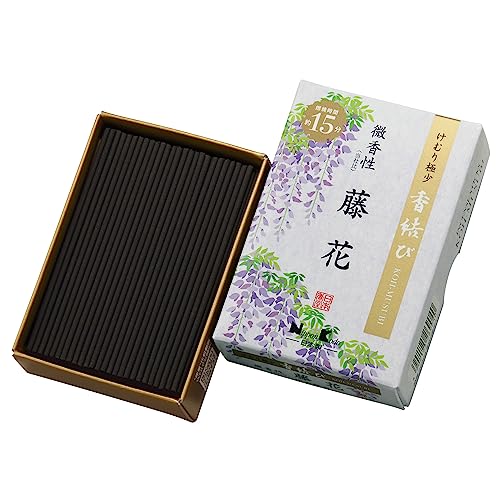 【まとめ買い】香結び　微香性藤花　ミニ 容量60G×5点セット日本香堂 お線香