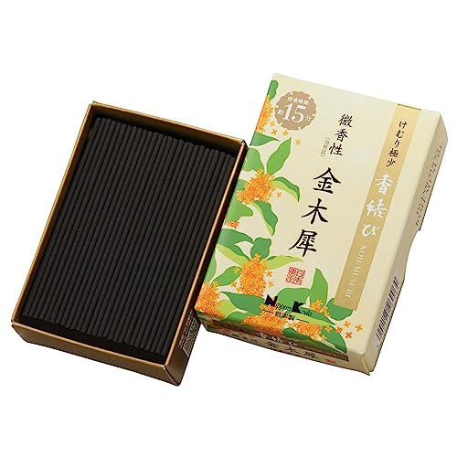 【まとめ買い】香結び　微香性金木犀　ミニ 容量60G×5点セット日本香堂 お線香