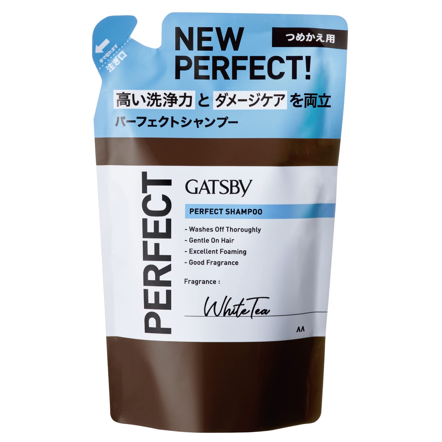 【まとめ買い】ギャツビー　パーフェクトシャンプー　つめかえ用容量300ML×12点セットシャンプー