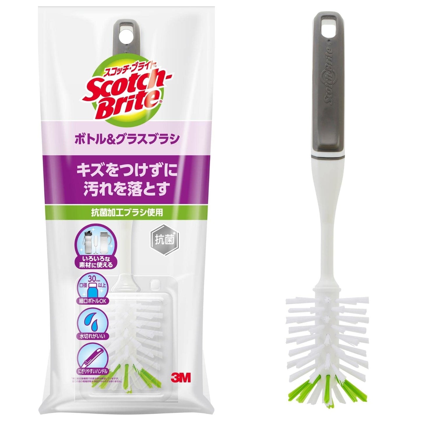 【まとめ買い】スコッチブライト　ボトル＆グラスブラシ 容量1ﾎﾝ×24点セットスリーエムジャパン たわし・ふきん
