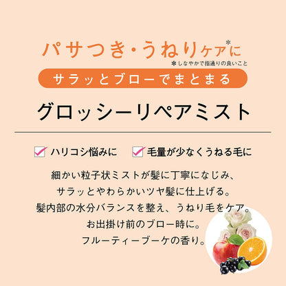 【まとめ買い】エアリー＆イージー　グロッシーリペアミスト 容量100ML×6点セットコスメテックスローランド スタイリング