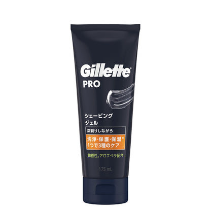 【まとめ買い】Ｇｉｌｌｅｔｔｅ　ＰＲＯ　シェービングジェル 容量175ML×24点セットジレット シェービング