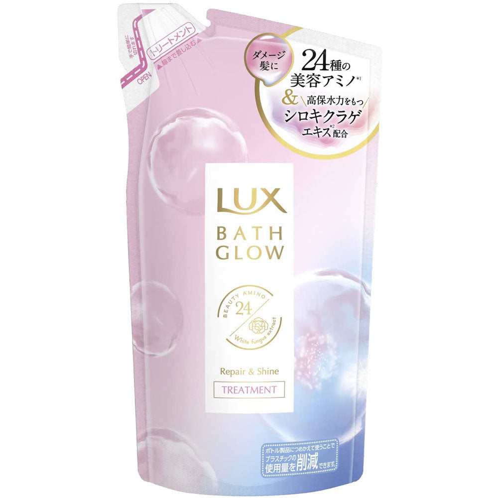【まとめ買い】ラックス　バスグロウ　リペアアンドシャイン　トリートメント　つめかえ用　３５０ｇ容量350G×12点セットコンディショナー