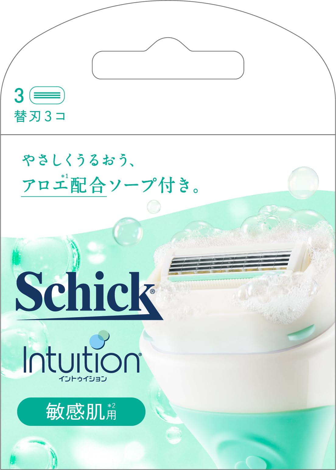 【まとめ買い】イントゥイション　敏感肌用　替刃（３コ入） 容量3ｺ×12点セット シック(Schick) 女性用カミソリ