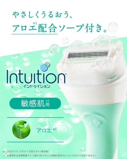 【まとめ買い】イントゥイション　敏感肌用　替刃（３コ入） 容量3ｺ×12点セット シック(Schick) 女性用カミソリ