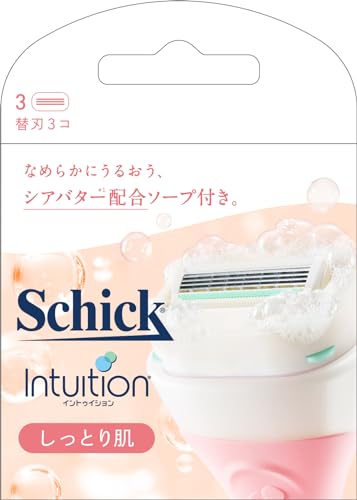 【まとめ買い】イントゥイション　しっとり肌　替刃（３コ入） 容量3ｺ×12点セット シック(Schick) 女性用カミソリ