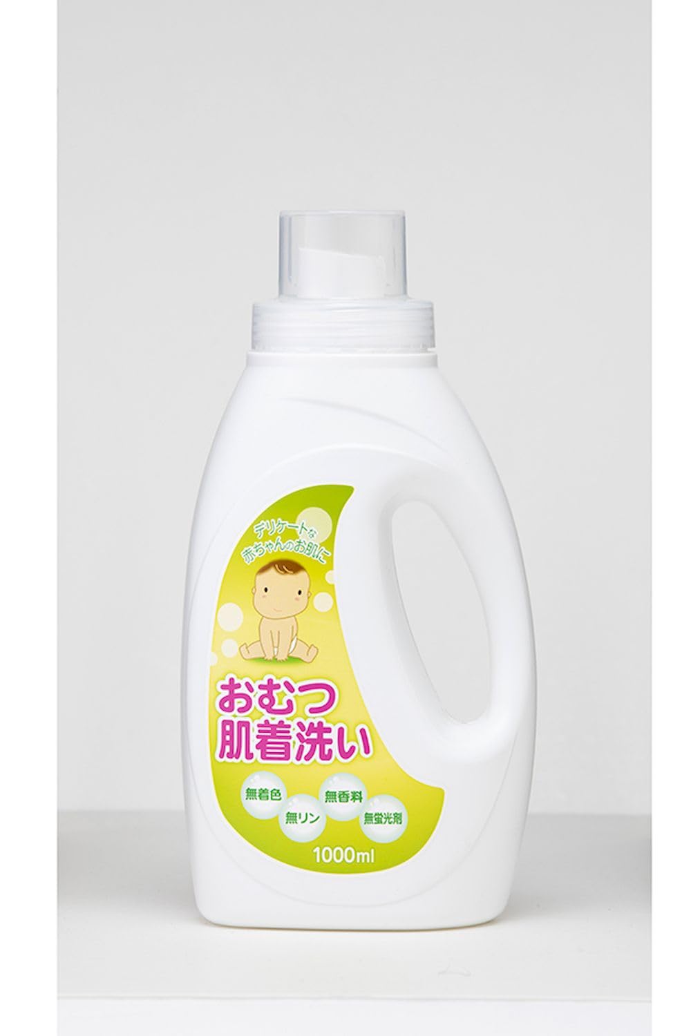 【まとめ買い】おむつ肌着洗い液体洗剤　１ｋｇ 容量1KG×6点セット ロケット石鹸 衣料用洗剤