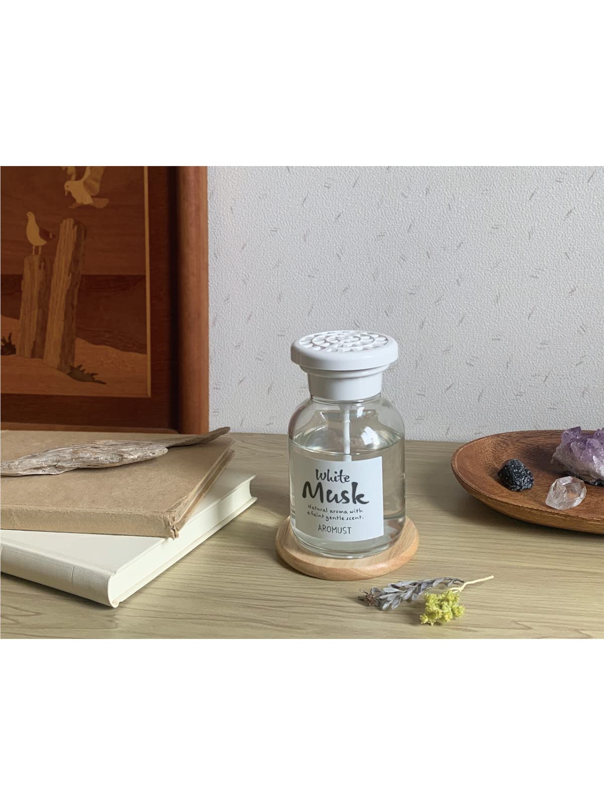 【まとめ買い】アロマストナチュラルリキッド　ホワイトムスク 容量210ML×10点セット 晴香堂 芳香剤・部屋用