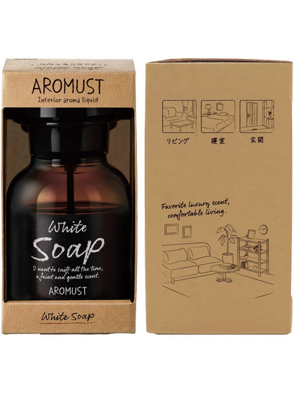 【まとめ買い】アロマストリキッド　ホワイトソープ 容量210ML×10点セット 晴香堂 芳香剤・部屋用