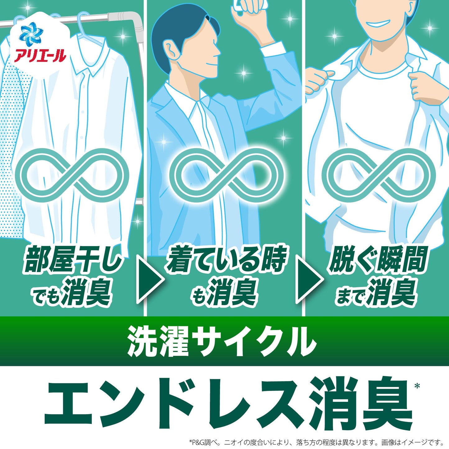 【まとめ買い】アリエールジェル部屋干し用　本体 容量690G×9点セット Ｐ＆Ｇ 衣料用洗剤