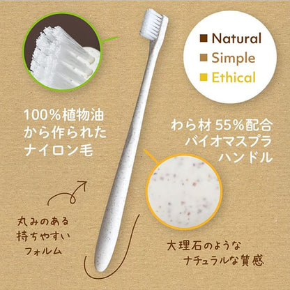 【まとめ買い】わらハブラシ　ＯＢー８１３ 容量1本×12点セット アヌシ 歯ブラシ