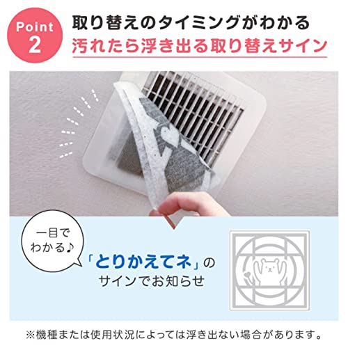 【まとめ買い】パッと貼るだけホコリとりフィルター換気扇用２０ｃｍ３枚入 容量3マイ×10点セット 東洋アルミ フィルター