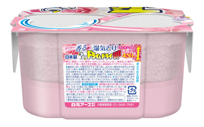 【まとめ買い】ドライ＆ドライＵＰ　フローラルブーケの香り　４５０ｍＬ 容量3個×15点セット 白元アース 除湿剤
