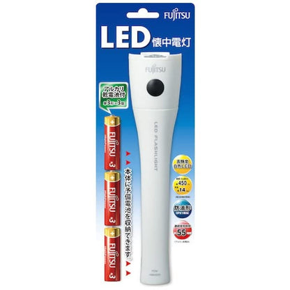 【まとめ買い】ＦＵＪＩＴＳＵ　ＬＥＤ懐中電灯　ＨＧＮ３３１０ＦＸＩ－Ｗ（Ｂ） 容量1ｺ×20点セットＦＤＫ 懐中電灯・ライト
