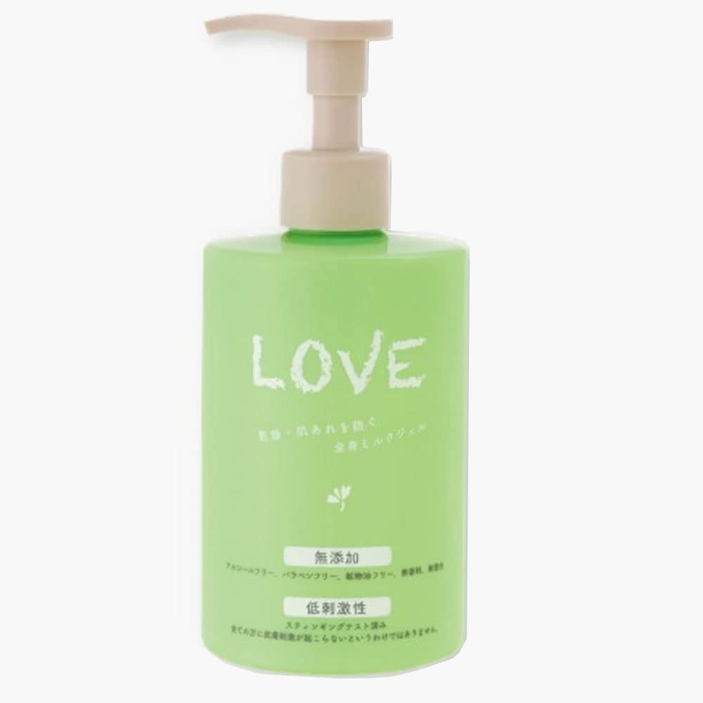 【まとめ買い】ラブ　うるおいミルクジェル 容量300ML×24点セット クラブコスメチックス ボディクリーム・ローション