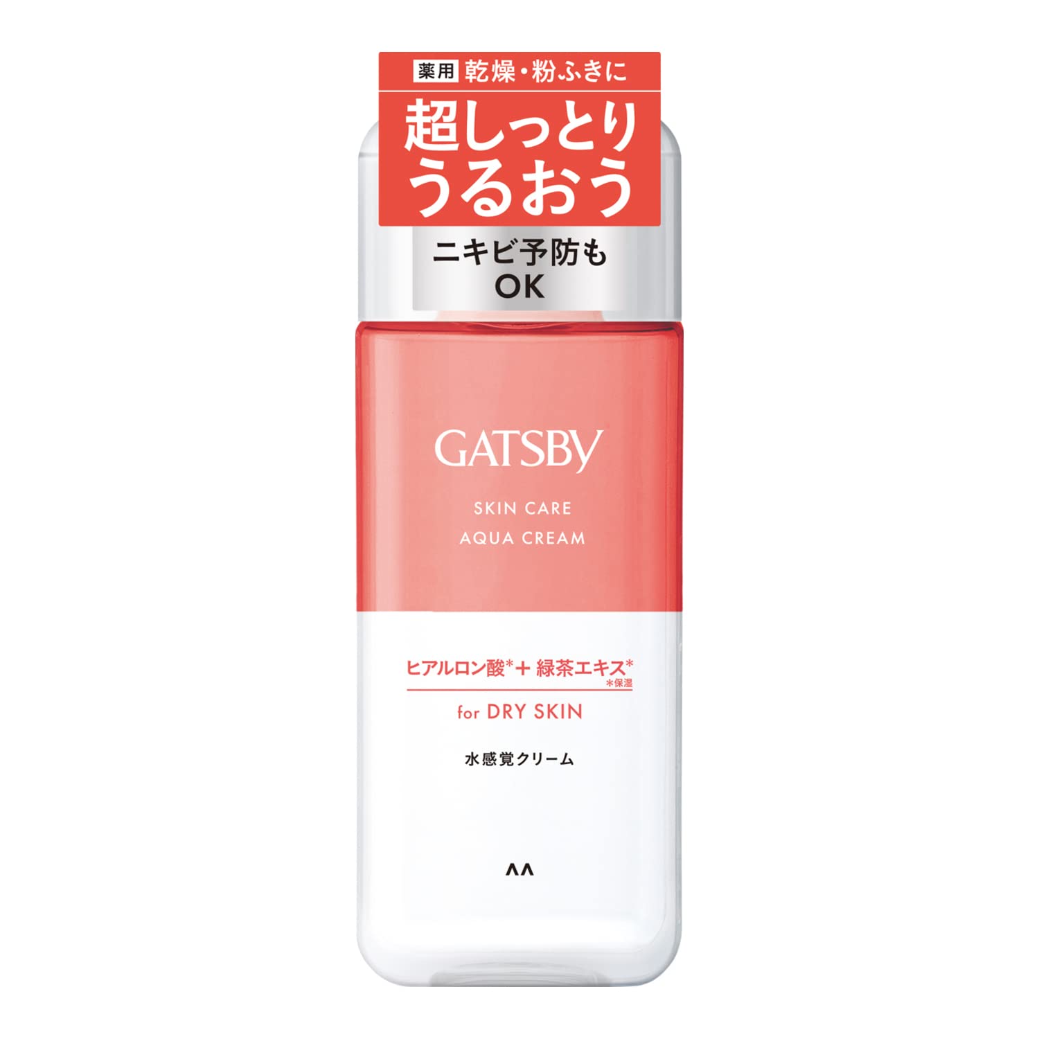 【まとめ買い】ギャツビー　薬用スキンケアアクアクリーム　（医薬部外品） 容量200ML×3点セット マンダム 化粧水・ローション
