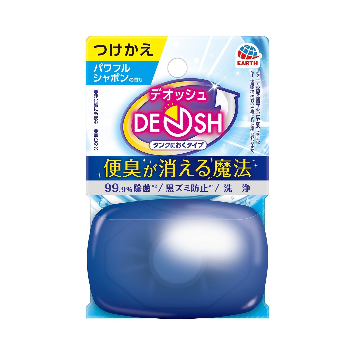 【まとめ買い】ＤＥＯＳＨタンクにおくタイプつけかえパワフルシャボンの香り 容量65ML×24点セット アース製薬 芳香剤・タンク