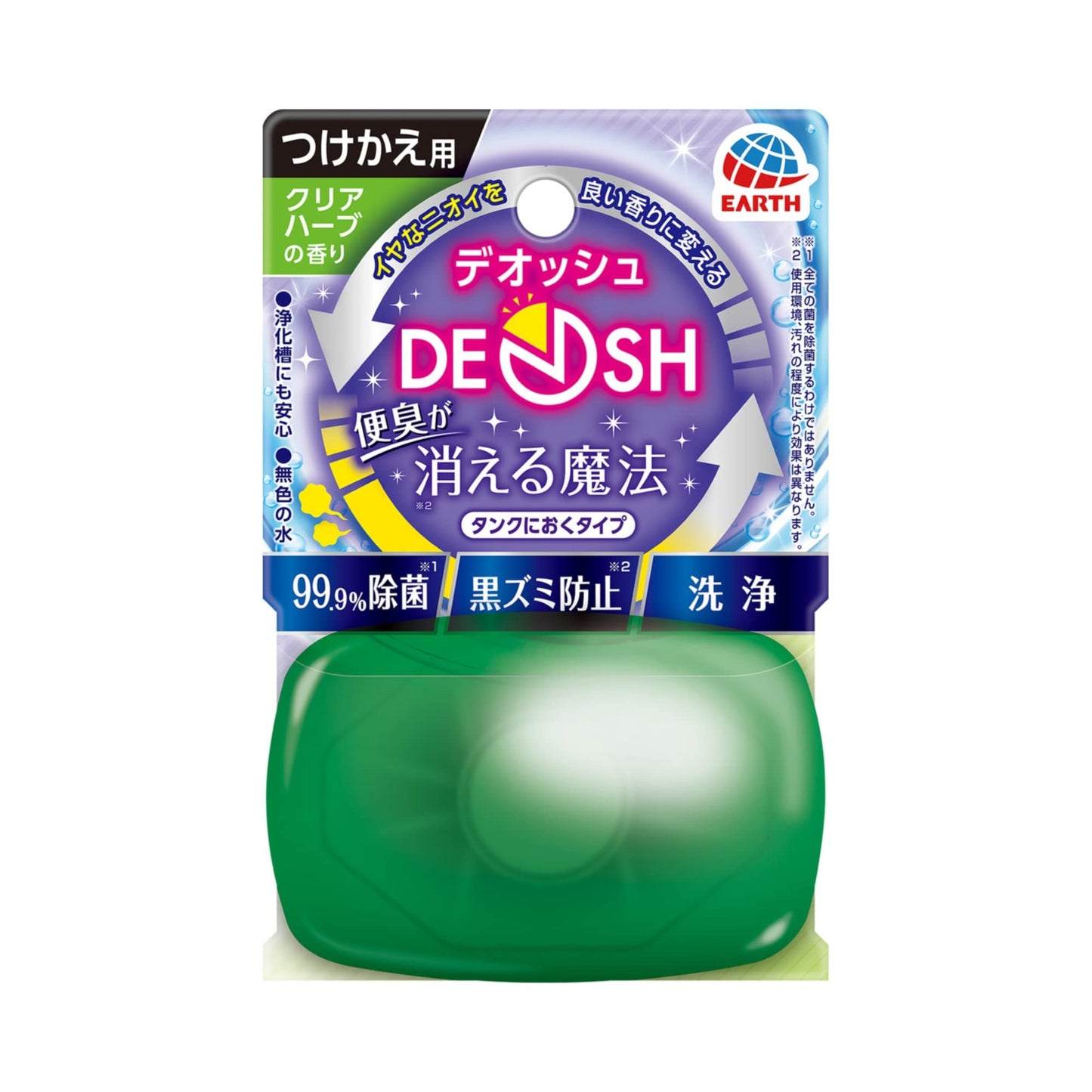 【まとめ買い】ＤＥＯＳＨタンクにおくタイプつけかえクリアハーブの香り 容量65ML×24点セット アース製薬 芳香剤・タンク