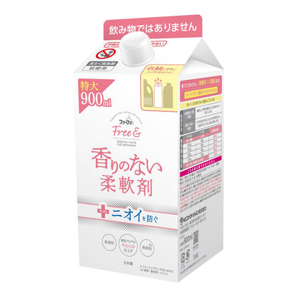【まとめ買い】ＦＡフリーアンド柔軟剤　９００ｍｌ詰替パック 容量900ML×8点セット ＮＳファーファ・ジャパン 柔軟剤