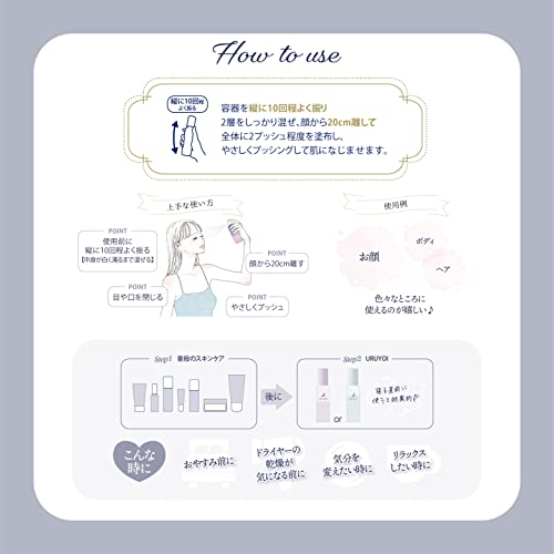 【まとめ買い】ＵＲＵＹＯＩ　ナイトリペアエッセンス　モイスト 容量100ML×6点セットコスメテックスローランド 化粧水・ローション