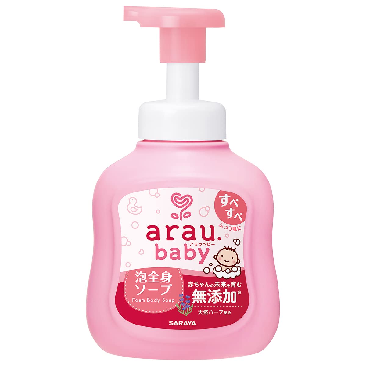 【まとめ買い】アラウベビー　泡全身ソープ　４５０ｍＬ 容量450ML×12点セット サラヤ ボディソープ