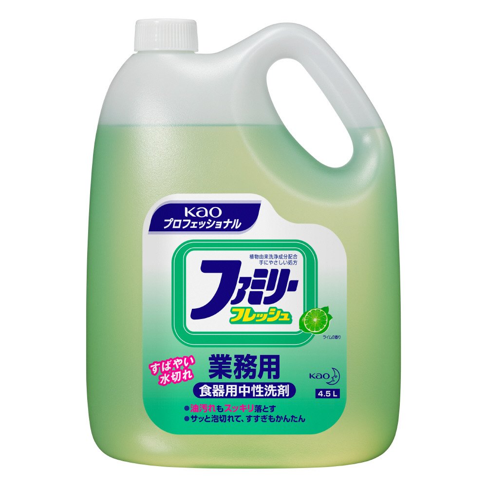 【まとめ買い】ファミリーフレッシュ業務用４．５Ｌ 容量4500ML×4点セット 食器用洗剤