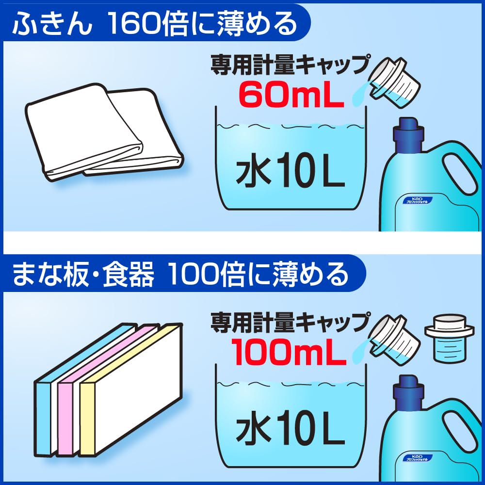 【まとめ買い】キッチンハイター業務用５ＫＧ 容量5000G×3点セット 食器用漂白