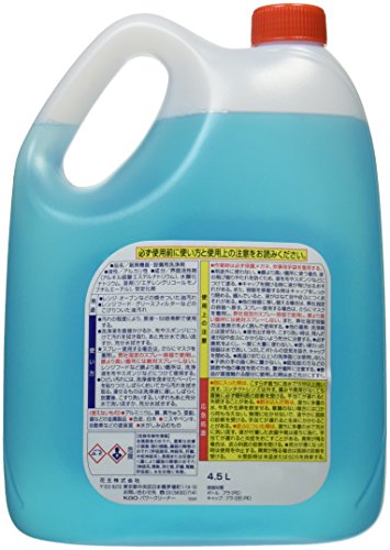 【まとめ買い】ＫＡＯパワークリーナー４．５Ｌ業務用油汚れ用洗剤 容量4500ML×4点セット 住居洗剤・レンジ