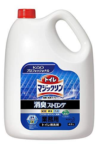 【まとめ買い】トイレマジックリン消臭・洗浄スプレー消臭ストロング業務用４．５Ｌ 容量4500ML×4点セット 住居洗剤・トイレ用