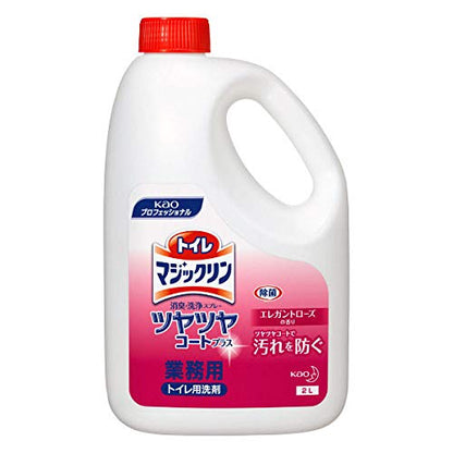 【まとめ買い】トイレマジックリン消臭・洗浄スプレーツヤツヤコートプラスエレガントローズの香り業務用２Ｌ