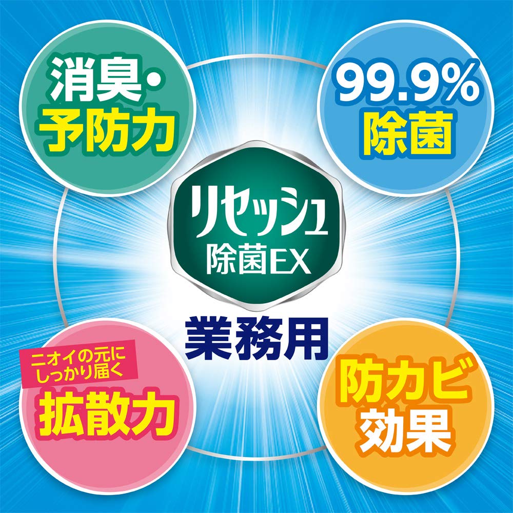 【まとめ買い】リセッシュ除菌ＥＸ香り残らない業務用２Ｌ 容量2000ML×6点セット 芳香剤